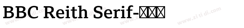 BBC Reith Serif字体转换 BBC Reith Serif字体转换